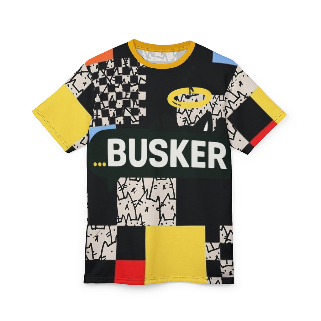 Vibrant Unisex Graphic Tee, Artistic Casual Wear, Street Style Top, Unique Birthday Gift, Music-Inspired Apparel