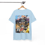 Busker Collage Graphic Tee — Vintage Music Poster Streetwear