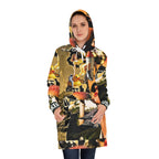 Bohemian Women's Hoodie Dress - Colorful AOP with Retro Vibes
