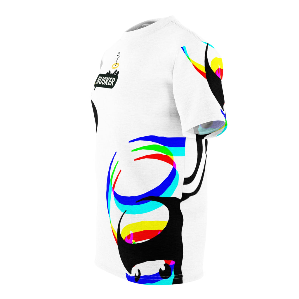 Rainbow Panda Unisex Tee, Fun Graphic T-Shirt for Animal Lovers, Stylish Casual Wear, Perfect Gift for Friends, Summer Fashion