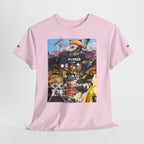 Busker Collage Graphic Tee — Vintage Music Poster Streetwear