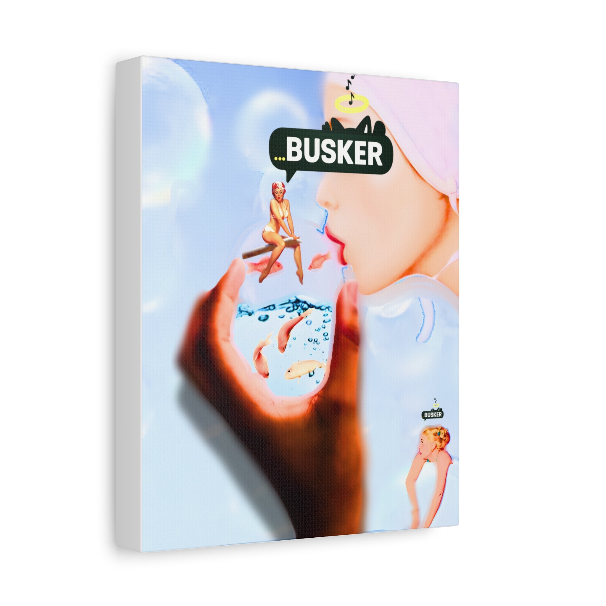 Artistic Matte Canvas Print - Dreamy Busker Vibes