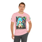 Street Art Busker Tee - Unisex Graphic Short Sleeve Shirt