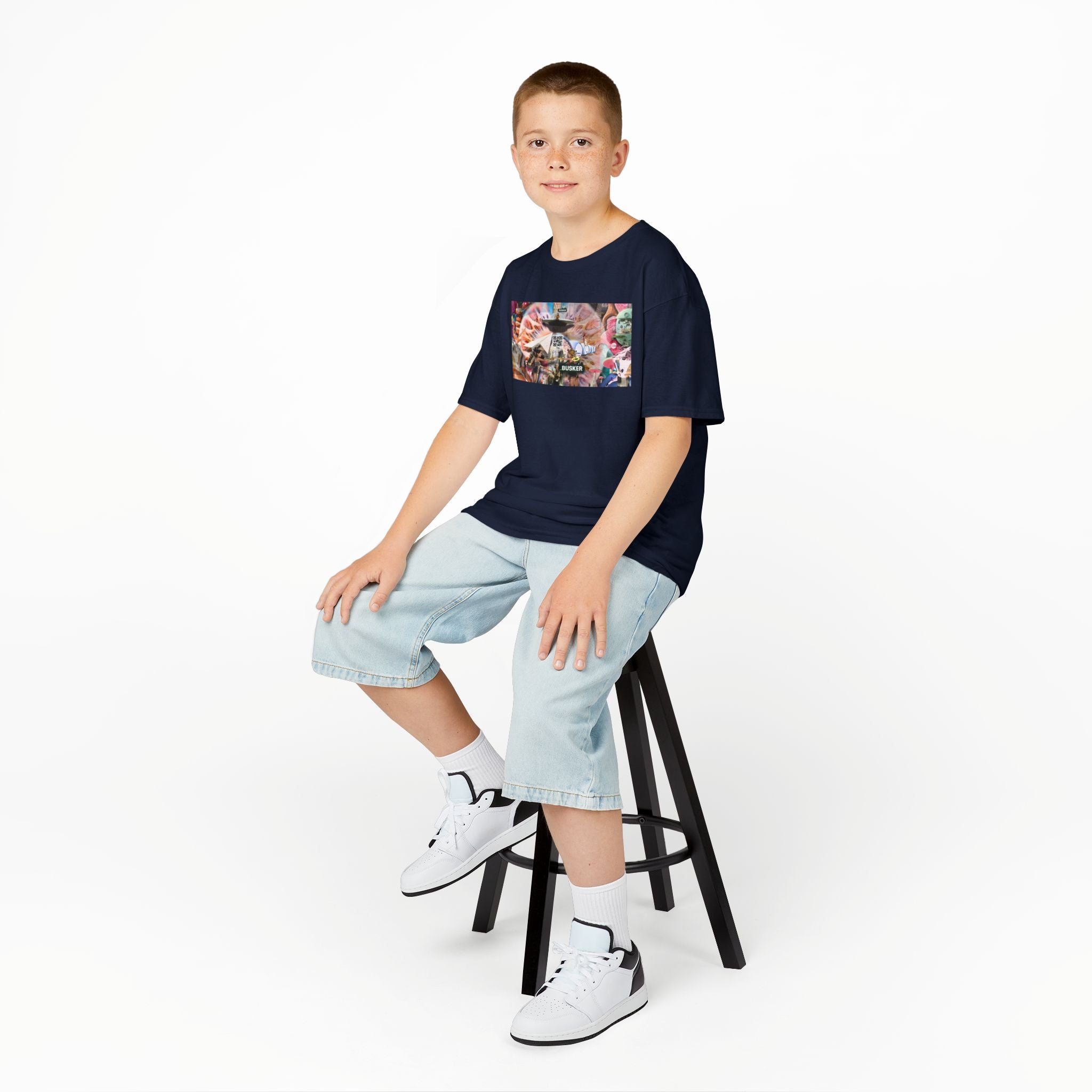 Colorful Kids Graphic Tee - Fun & Stylish Wear for Young Explorers