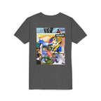 Colorful Youth Short Sleeve Tee - "Busker" Graphic Art Top