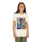 Youth Graphic Tee with Fun 'Busker' Design, Cool Summer Shirt, Gifts for Kids, Festival Attire, Trendy Youthwear