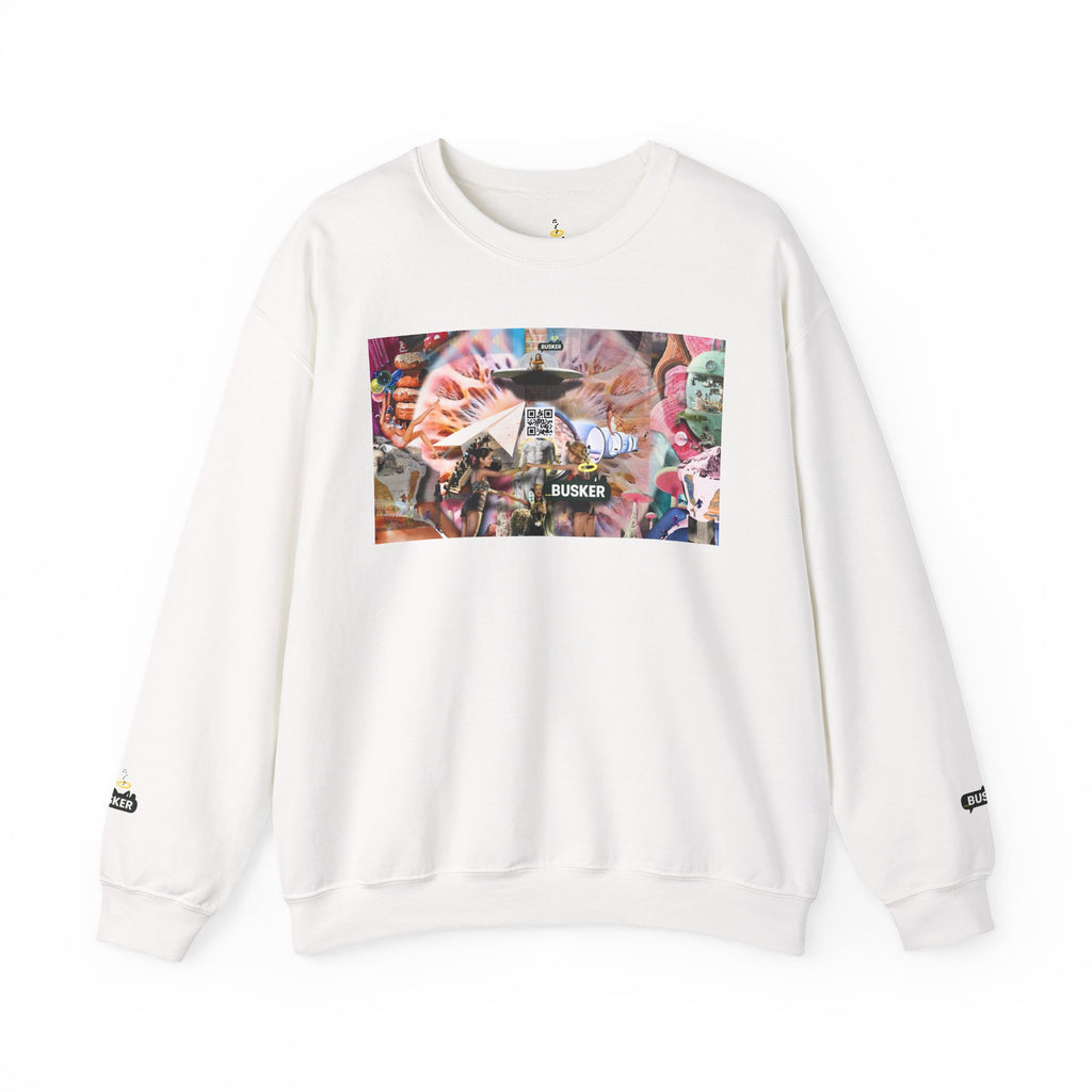 Colorful Unisex Crewneck Sweatshirt - Artistic & Cozy Statement Piece