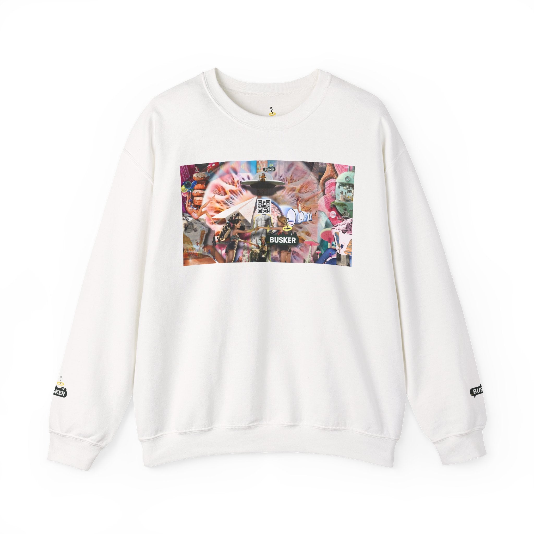 Colorful Unisex Crewneck Sweatshirt - Artistic & Cozy Statement Piece