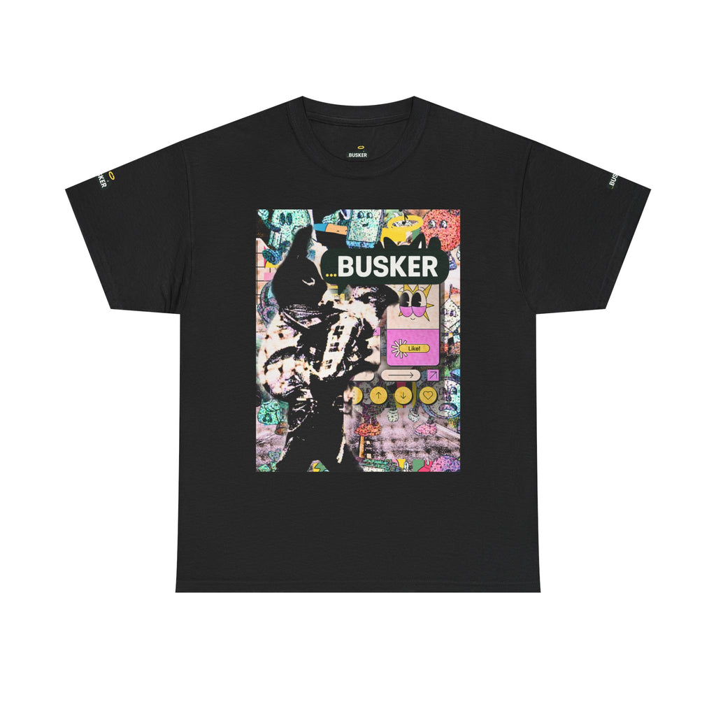 Grunge Art Busker Unisex Heavy Cotton Tee