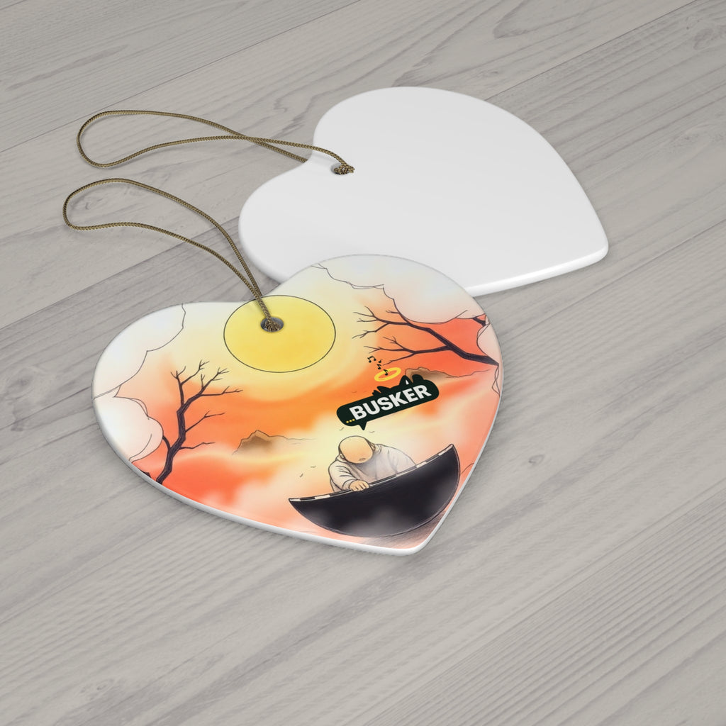 Ceramic Star Ornament, Whimsical 'Busker' Design for Home Decor, Holiday Gift, Tree Decoration, Unique Keepsake, Perfect for [...]