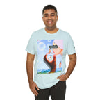 Busker Vibe Unisex Jersey Tee – Colorful Artistic Design for Summer Fun