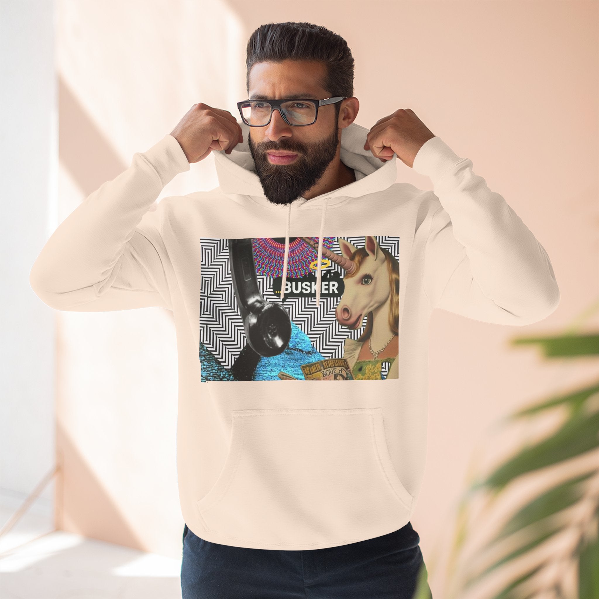 Whimsical Art Hoodie, Funny Graphic Sweatshirt, Unique Animal Designs, Cozy Gift for Kids & Teens, Perfect for Festivals & Casual Wear