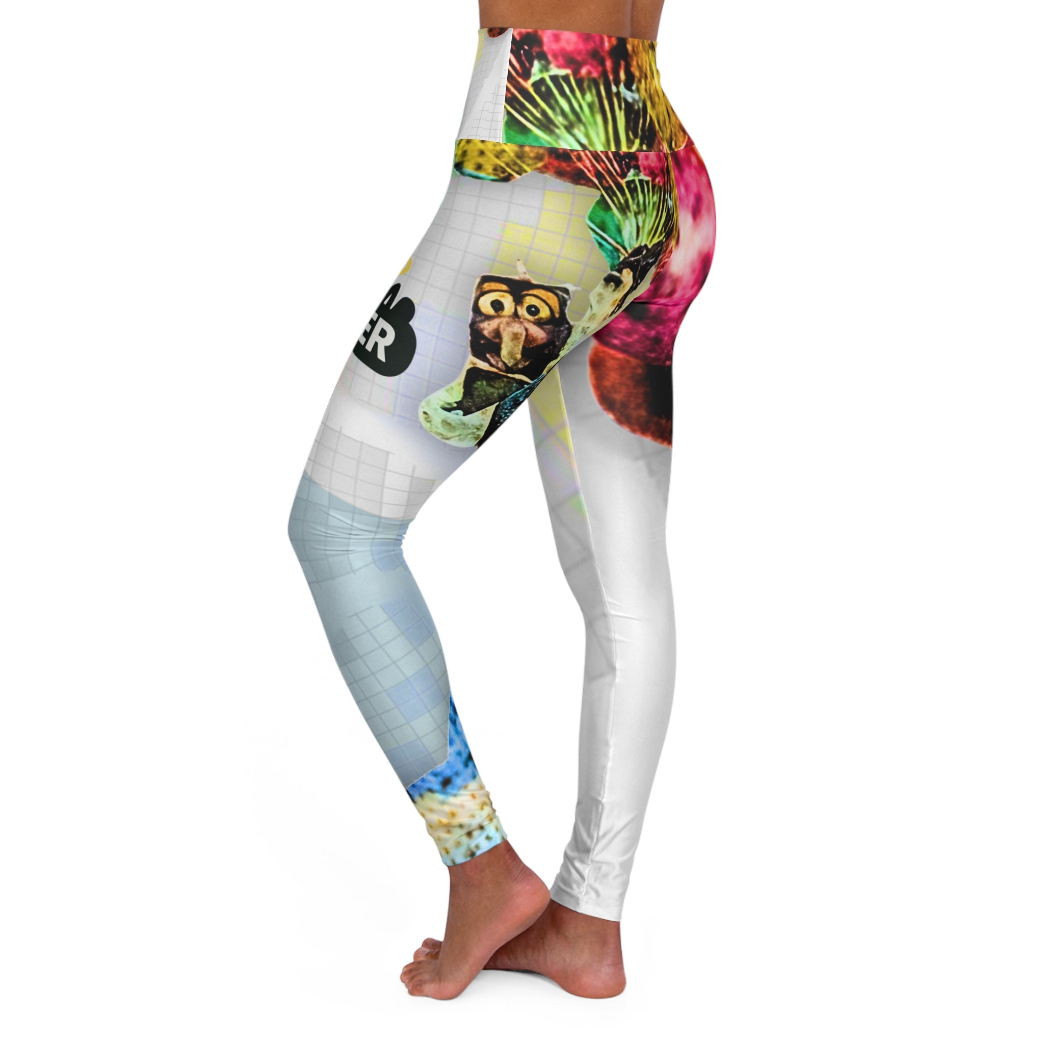 High Waisted Yoga Leggings (AOP)