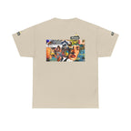 Artistic Unisex Heavy Cotton Tee - Vibrant Busker Design