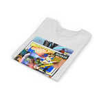 Colorful Youth Short Sleeve Tee - "Busker" Graphic Art Top