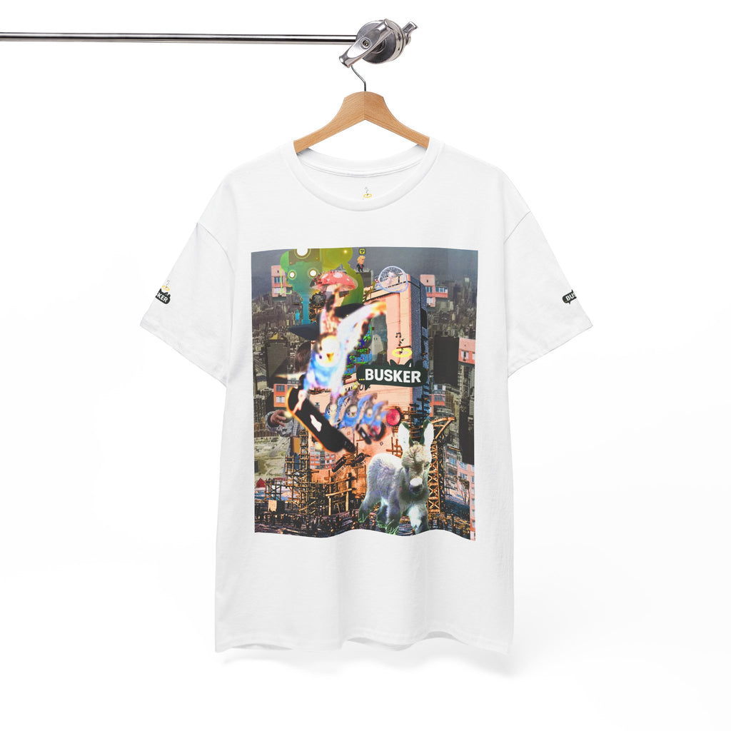 Urban Art Busker Tee - Unisex Heavy Cotton T-Shirt