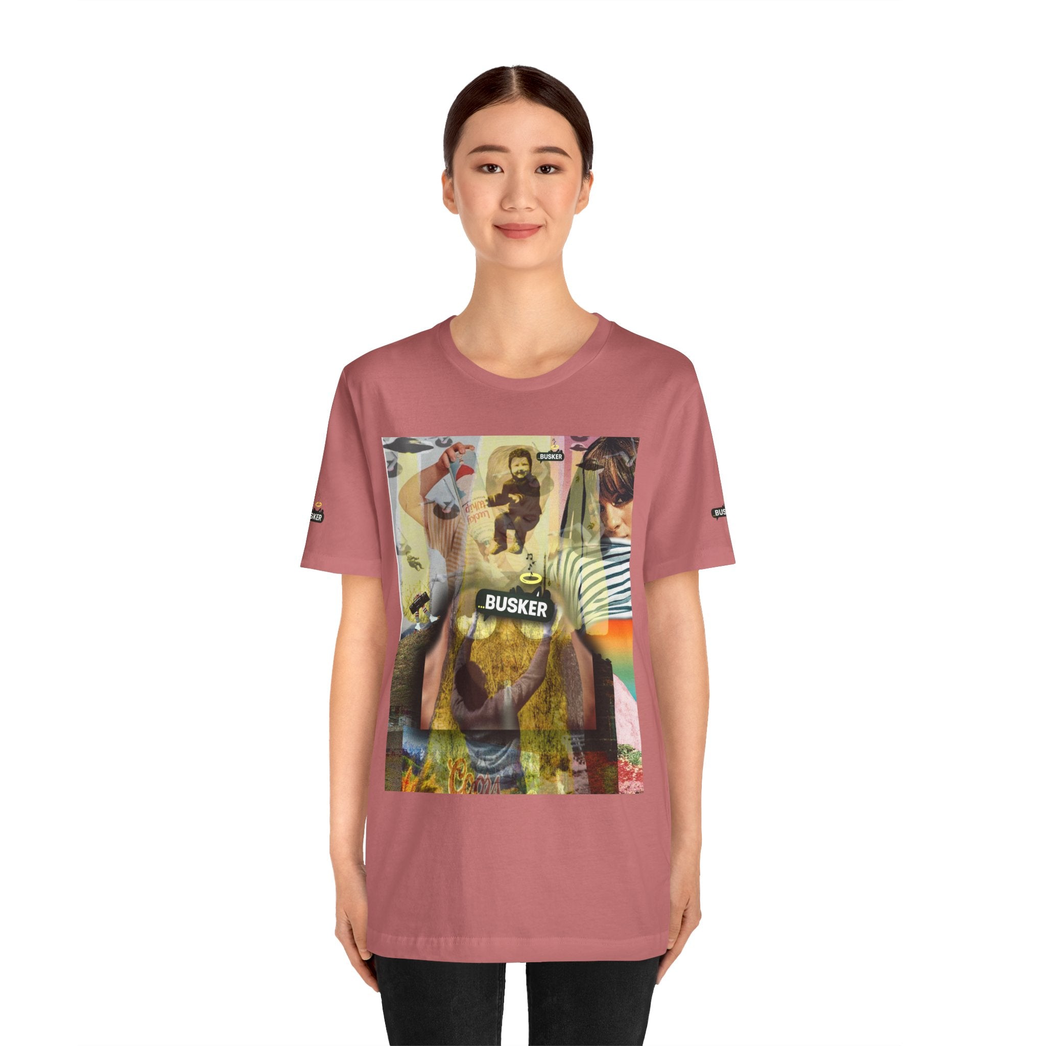 Busker Graphic Tee – Unisex Jersey Short Sleeve T-Shirt for Creative Souls