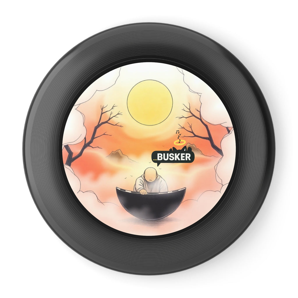 Sunset Busker Frisbee, Outdoor Fun, Summer Activities, Beach Games, Family Gatherings, Gift for Frisbee Lovers