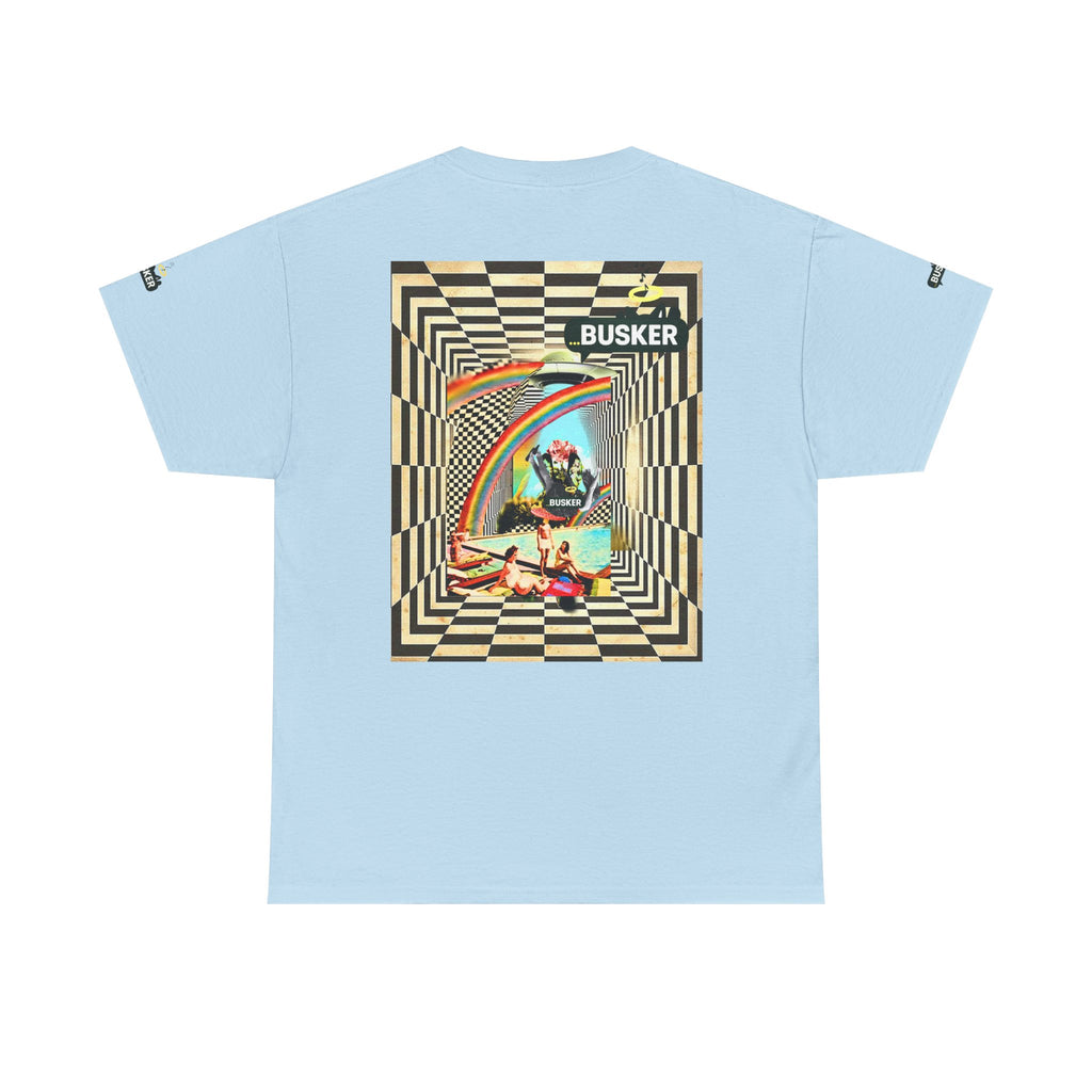 Retro Busker Graphic Tee - Unisex Heavy Cotton