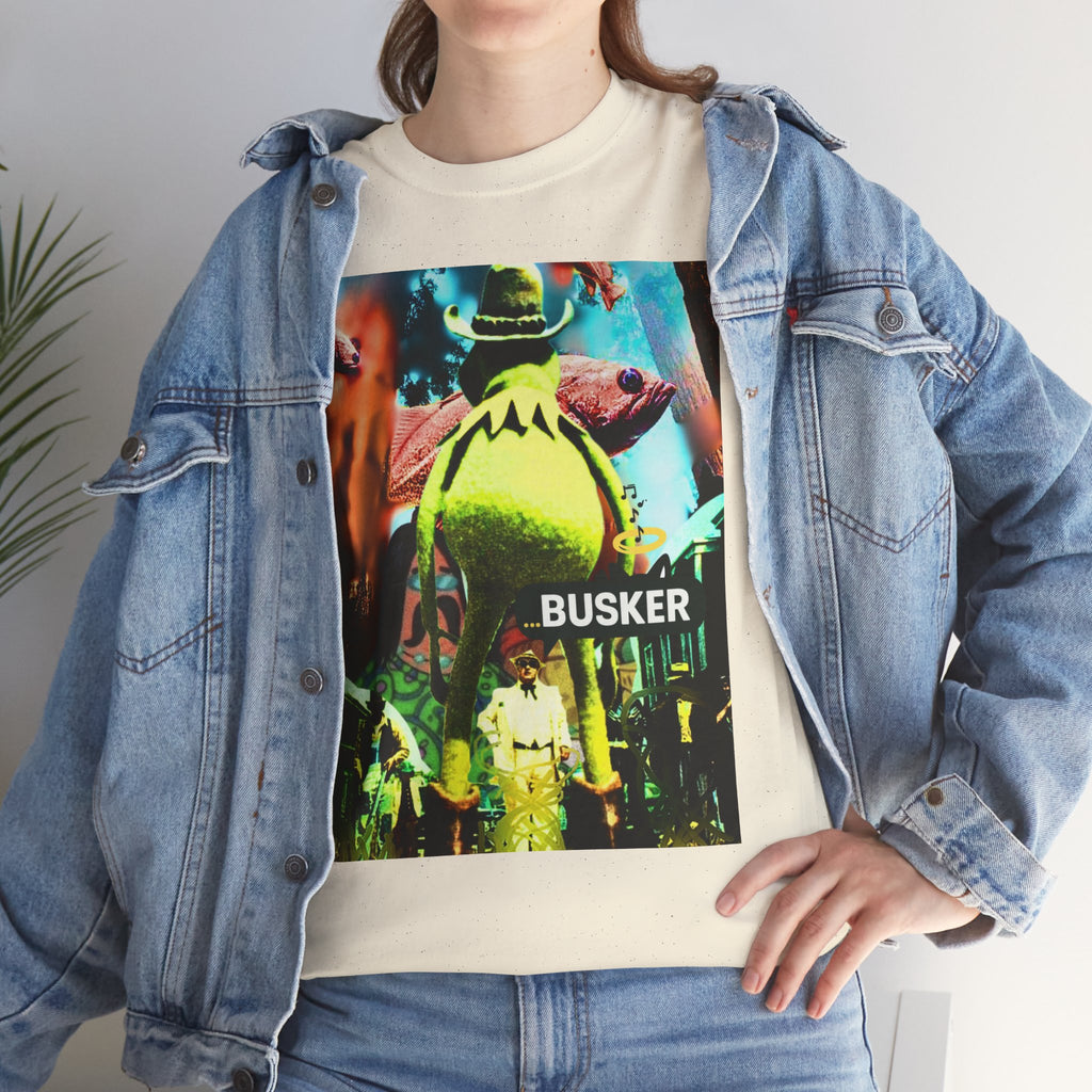 Busker Graphic Vintage Unisex Heavy Cotton Tee