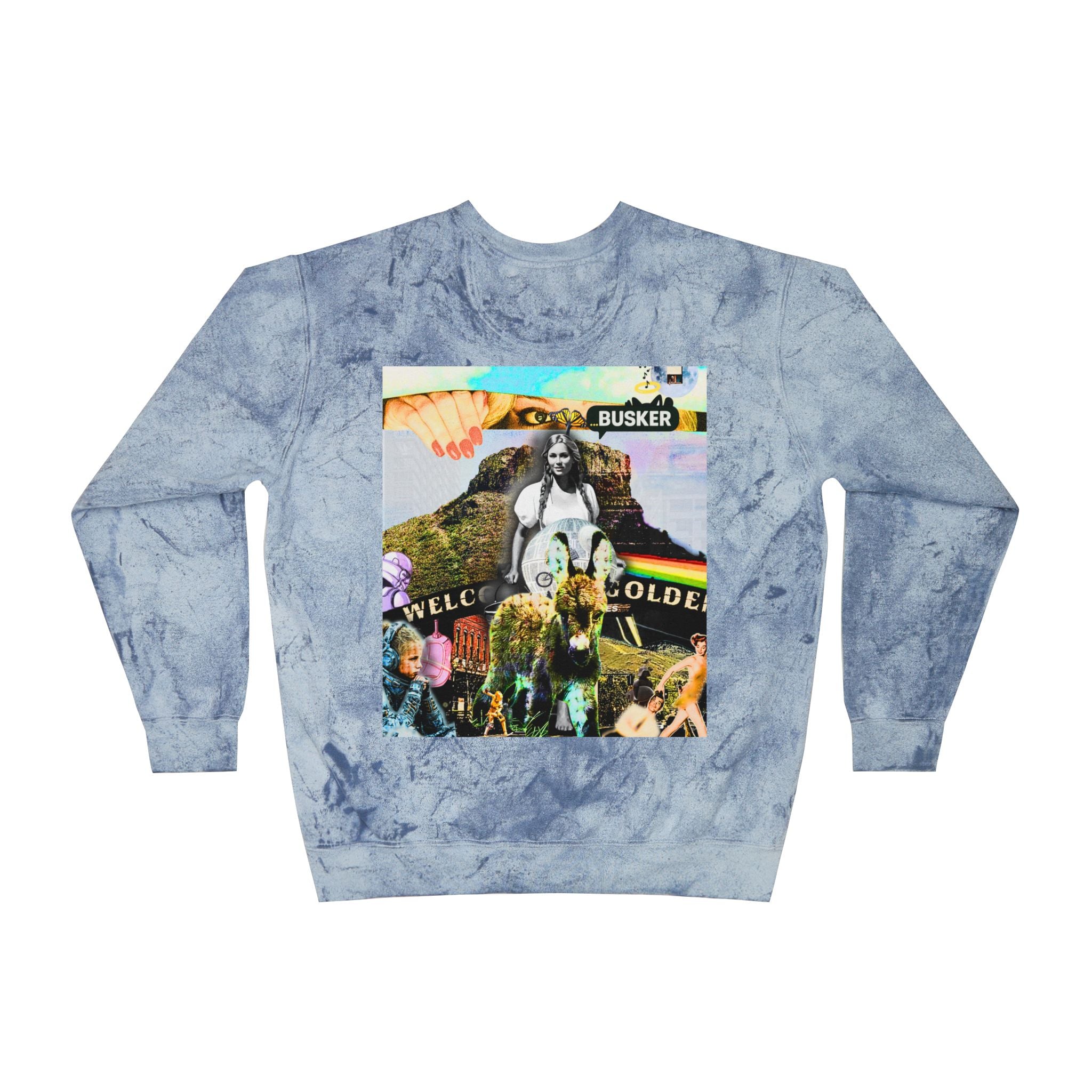 Color Blast Crewneck Sweatshirt - Vibrant Artistic Design for Creative Souls