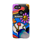 Colorful Phone Case, Cute Phone Accessories, Gift for Music Lovers, Fun Tech Gear, Unique Floral Design Case