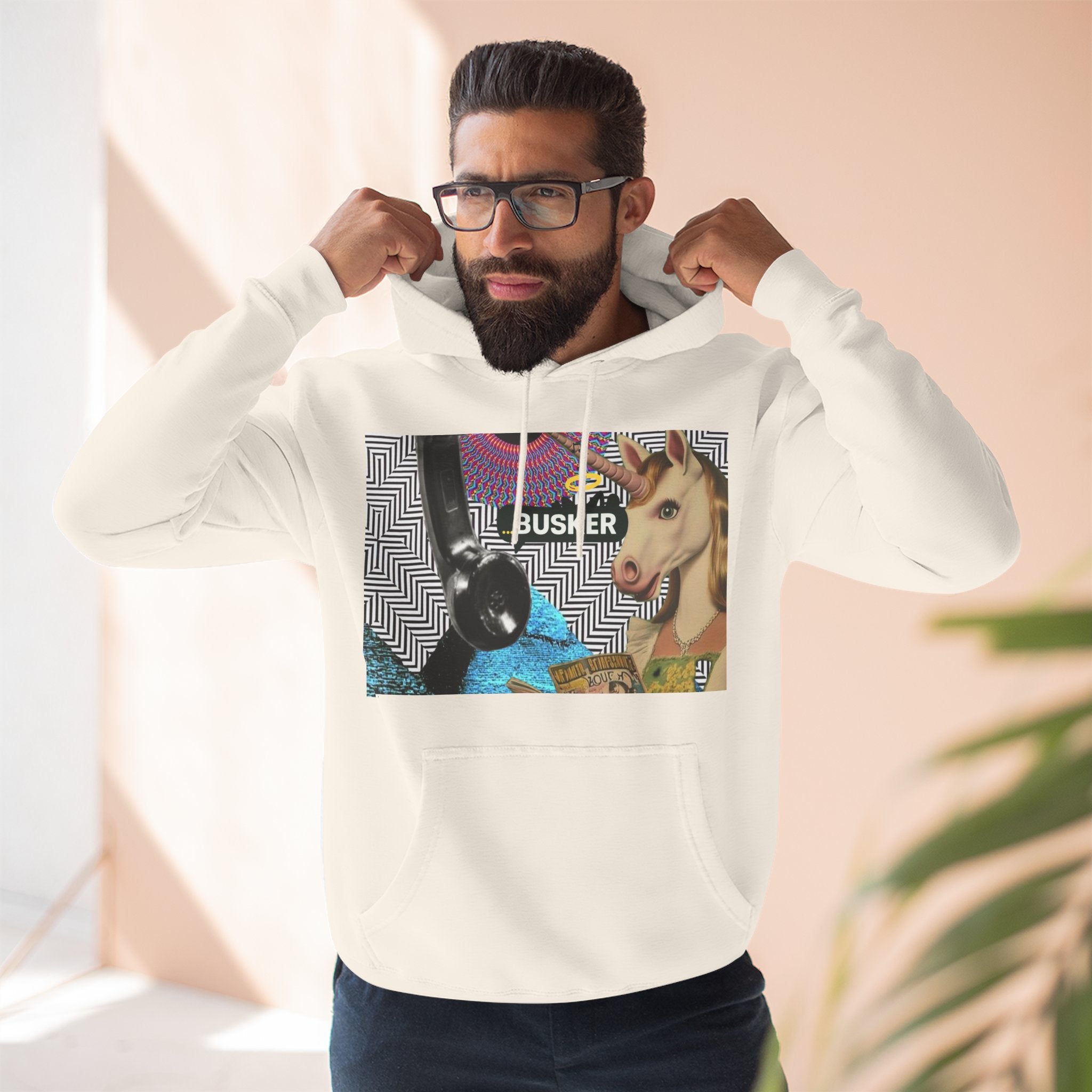 Whimsical Art Hoodie, Funny Graphic Sweatshirt, Unique Animal Designs, Cozy Gift for Kids & Teens, Perfect for Festivals & Casual Wear