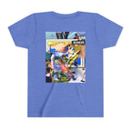 Colorful Youth Short Sleeve Tee - "Busker" Graphic Art Top