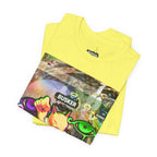 Vibrant Busker Art Tee for Creative Souls