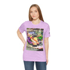 Vibrant Busker Art Tee for Creative Souls