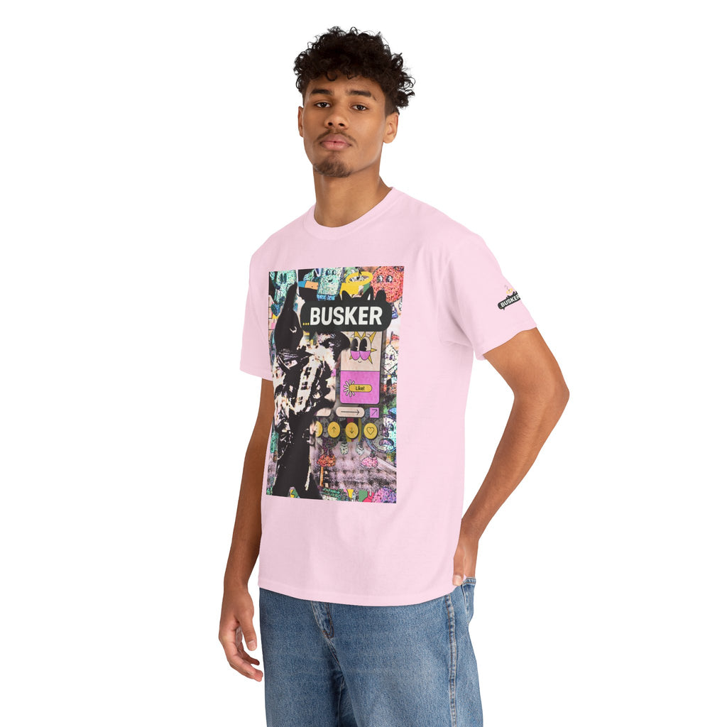 Grunge Art Busker Unisex Heavy Cotton Tee