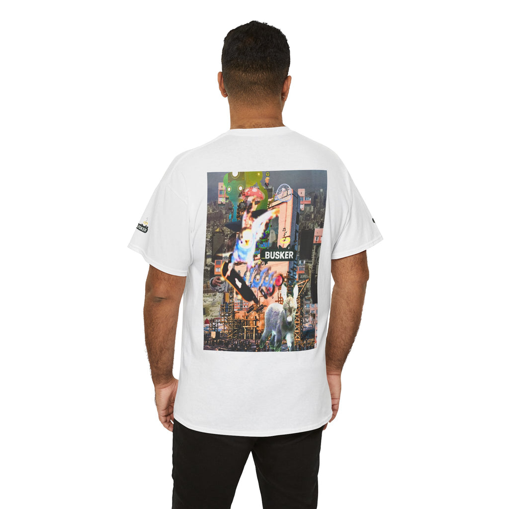 Urban Art Busker Tee - Unisex Heavy Cotton T-Shirt
