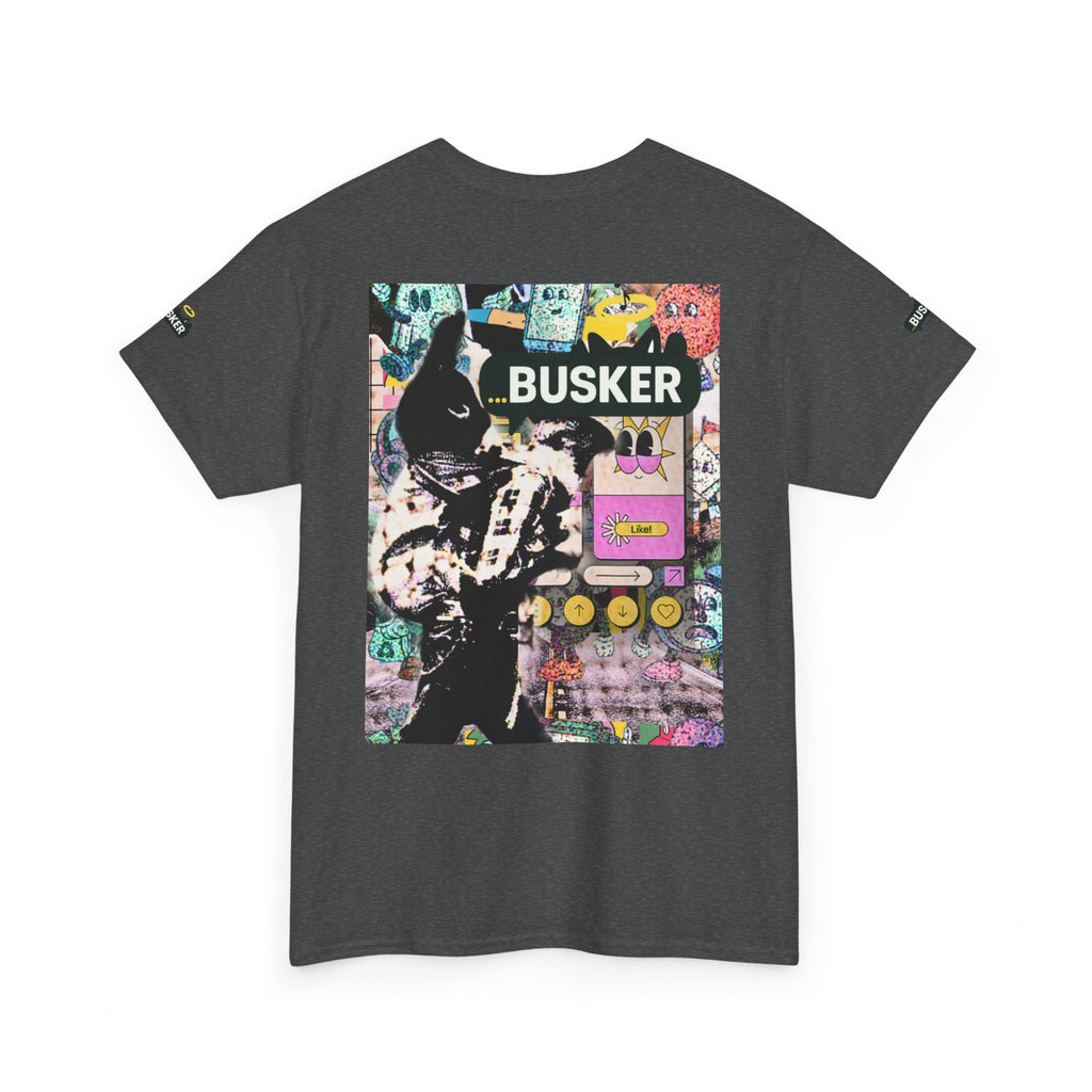 Grunge Art Busker Unisex Heavy Cotton Tee