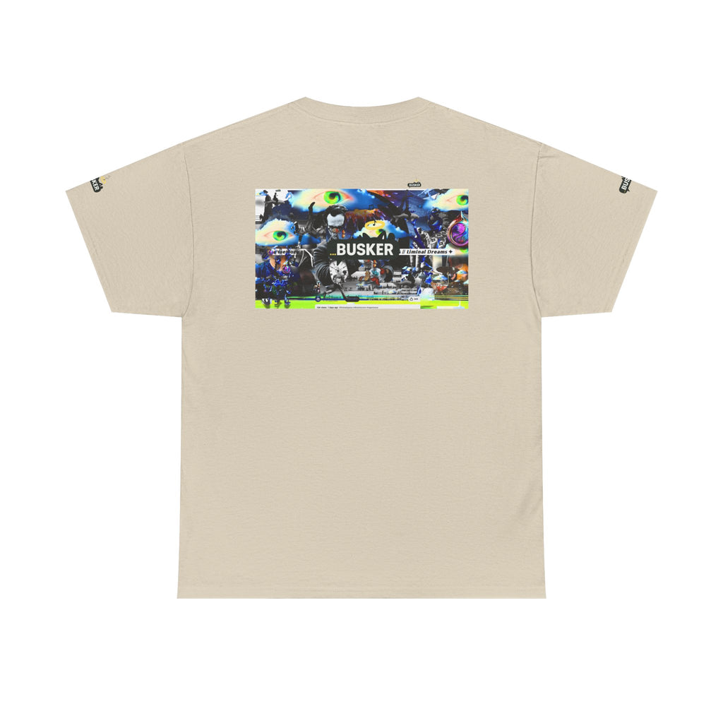 Busker Graphic Tee — Vintage Street Music Poster T‑Shirt