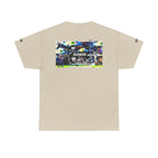 Busker Graphic Tee — Vintage Street Music Poster T‑Shirt