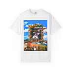 "Welcome to Golden" Exclusive Busker Unisex Garment-Dyed T-shirt, Music Lover Gift, Vintage Style Tee, Festival Wear, Casual Outfit