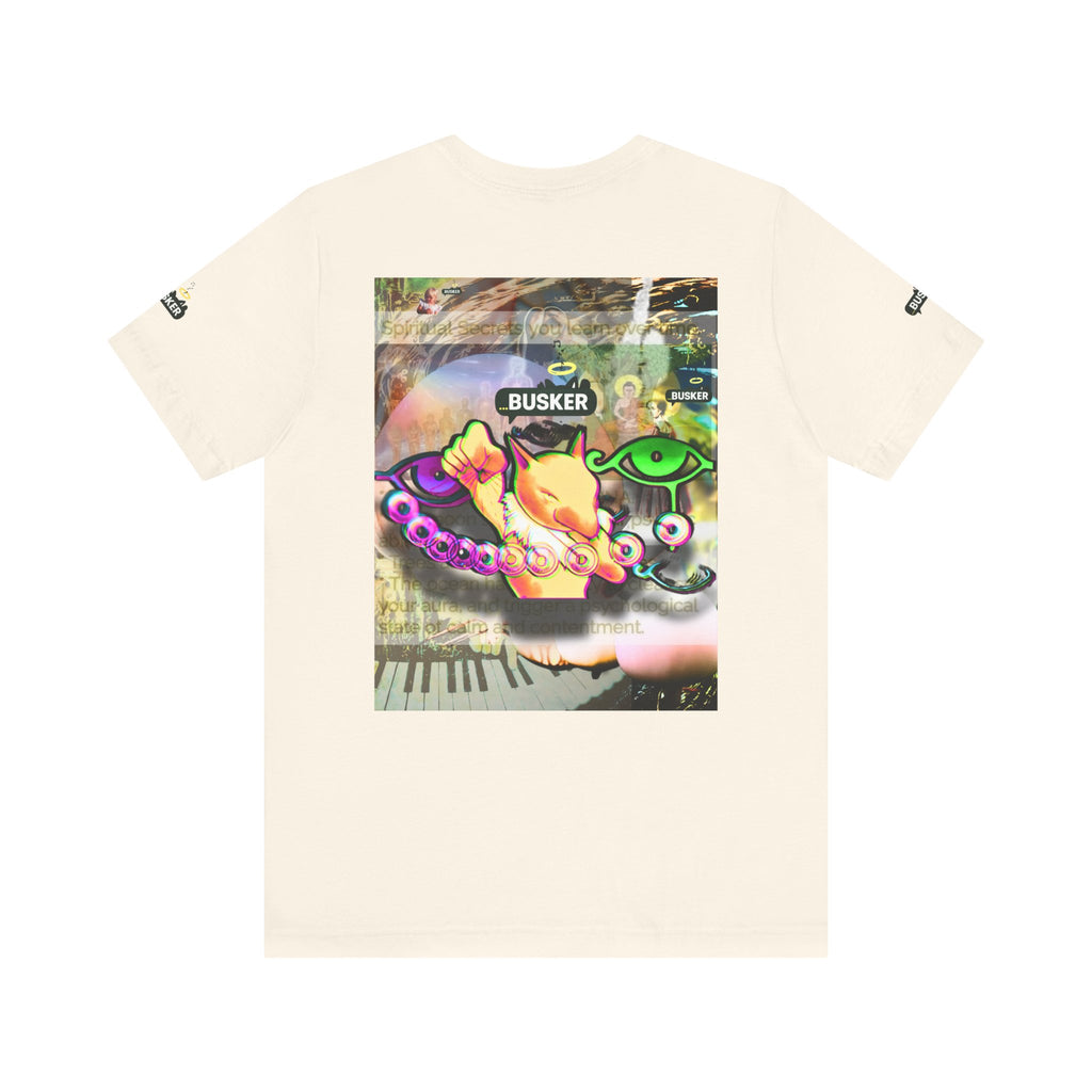 Vibrant Busker Art Tee for Creative Souls