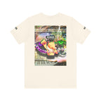 Vibrant Busker Art Tee for Creative Souls