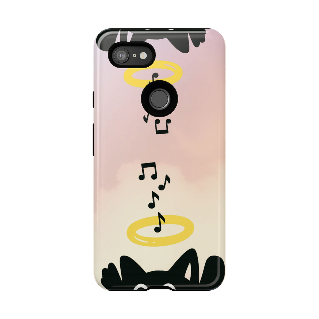 Cute Animal Phone Case, Tough Phone Cover for Pet Lovers, Gifts for Birthdays, Holidays, Music Lovers, Fun Tech Accessories