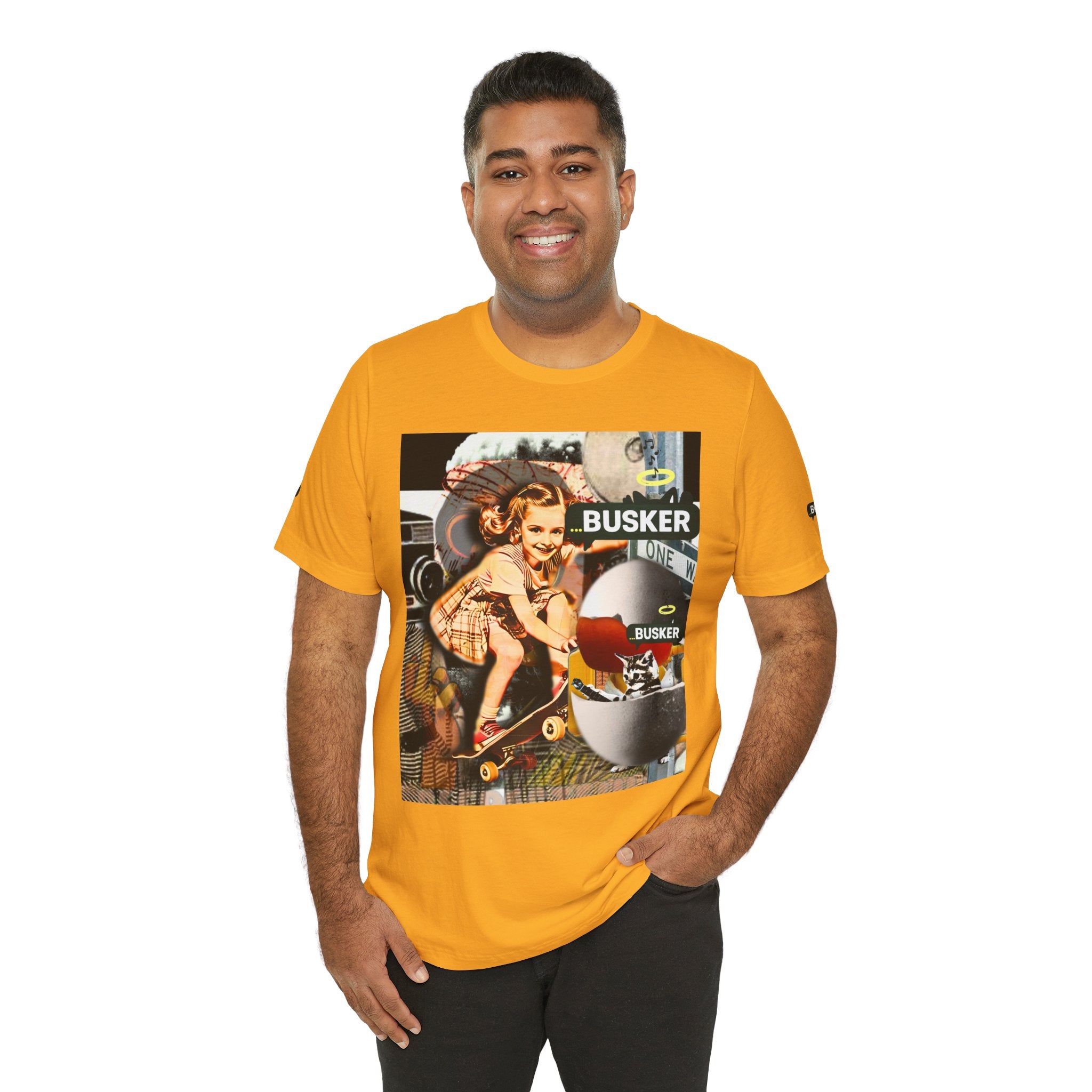Vintage Skateboarding Graphic Tee - Streetwear for Creative Souls