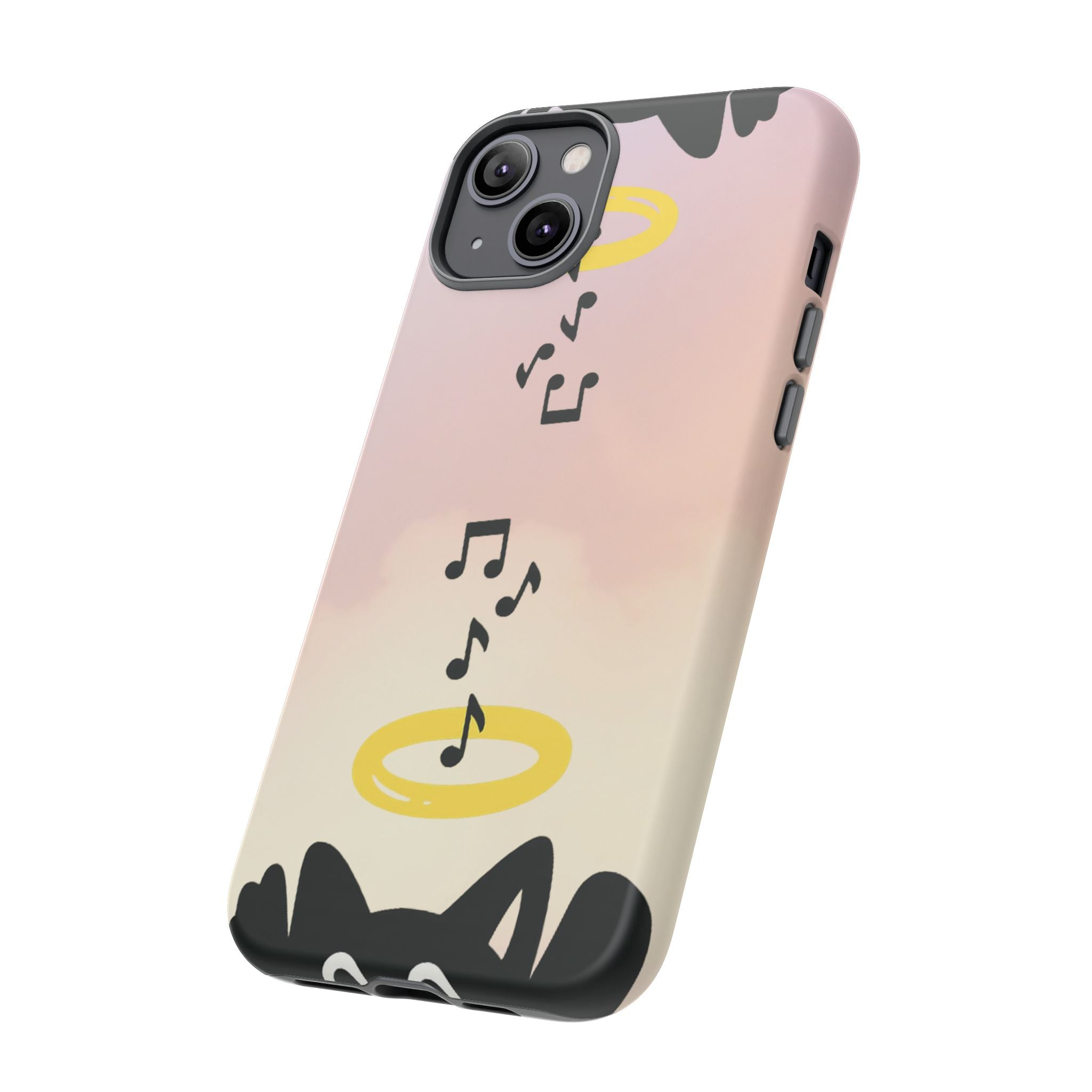 Cute Animal Phone Case, Tough Phone Cover for Pet Lovers, Gifts for Birthdays, Holidays, Music Lovers, Fun Tech Accessories