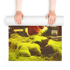 Vibrant Foam Yoga Mat with Artistic Design, Eco-Friendly Exercise Mat, Home Workout Accessory, Gift for Yogis, Fitness Mat