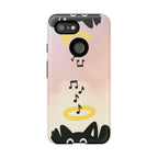 Cute Animal Phone Case, Tough Phone Cover for Pet Lovers, Gifts for Birthdays, Holidays, Music Lovers, Fun Tech Accessories