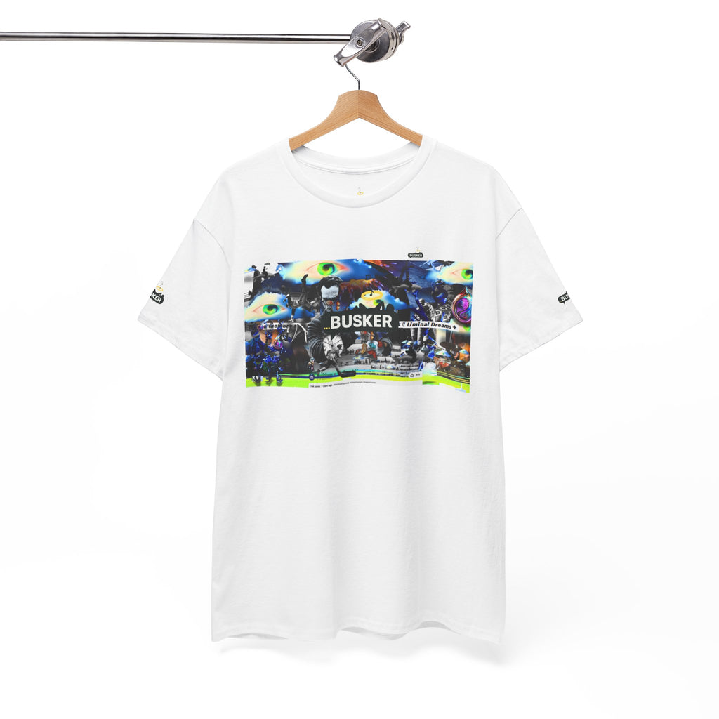 Busker Graphic Tee — Vintage Street Music Poster T‑Shirt