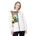 Colorful Busker Windbreaker Jacket - Unique AOP Design
