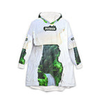 Cozy Nature-Inspired Unisex Hooded Blanket, Ideal for Camping, Gift for Friends, Perfect for Travel, Nature Lovers