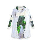 Cozy Nature-Inspired Unisex Hooded Blanket, Ideal for Camping, Gift for Friends, Perfect for Travel, Nature Lovers