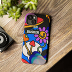 Colorful Phone Case, Cute Phone Accessories, Gift for Music Lovers, Fun Tech Gear, Unique Floral Design Case