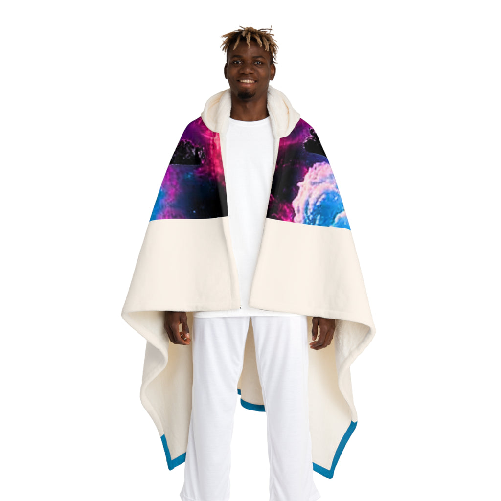 Cozy Hooded Sherpa Fleece Blanket, Perfect for Movie Nights, Gifts for Her, Warm Winter Wrap, Ideal for Home Decor, Unique Blanket