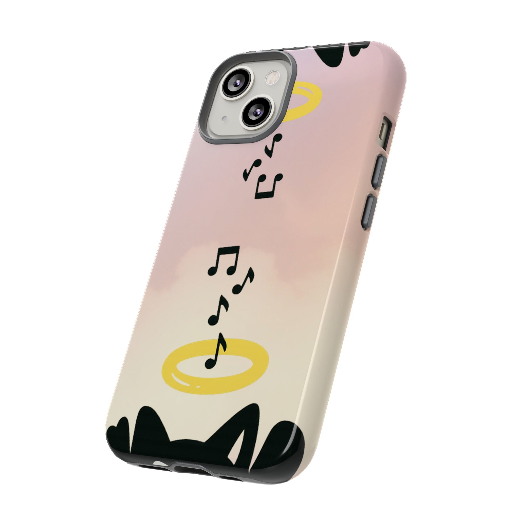 Cute Animal Phone Case, Tough Phone Cover for Pet Lovers, Gifts for Birthdays, Holidays, Music Lovers, Fun Tech Accessories